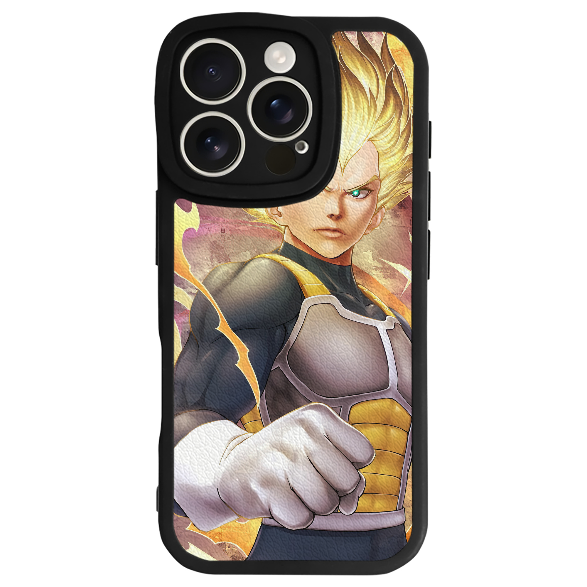 （画像用） ドラゴンボール DRAGON BALL 【iPhone 16シリーズ対応】シリコンスマホケース（レザー調） 材質：シリコン
